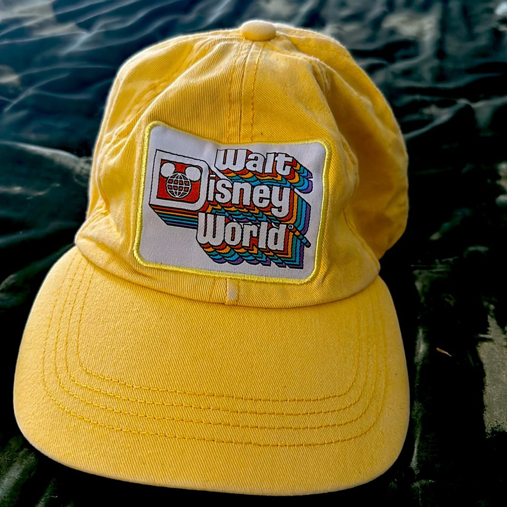 Vintage Walt Disney World, yellow cap